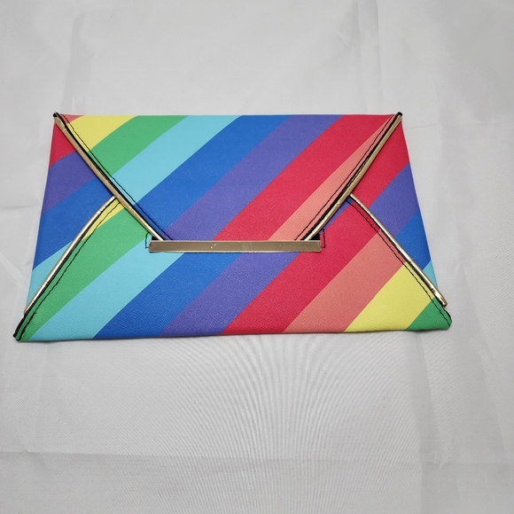 Handbags - Rainbow Envelope Clutch